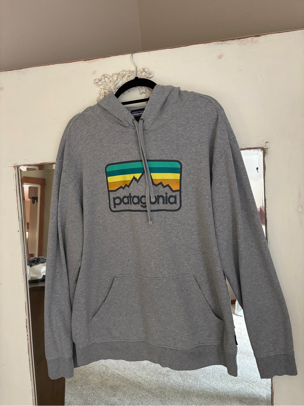 Patagonia Men's Line Logo Badge Lightweight Hoody Size Large - Picture 2 of 6
